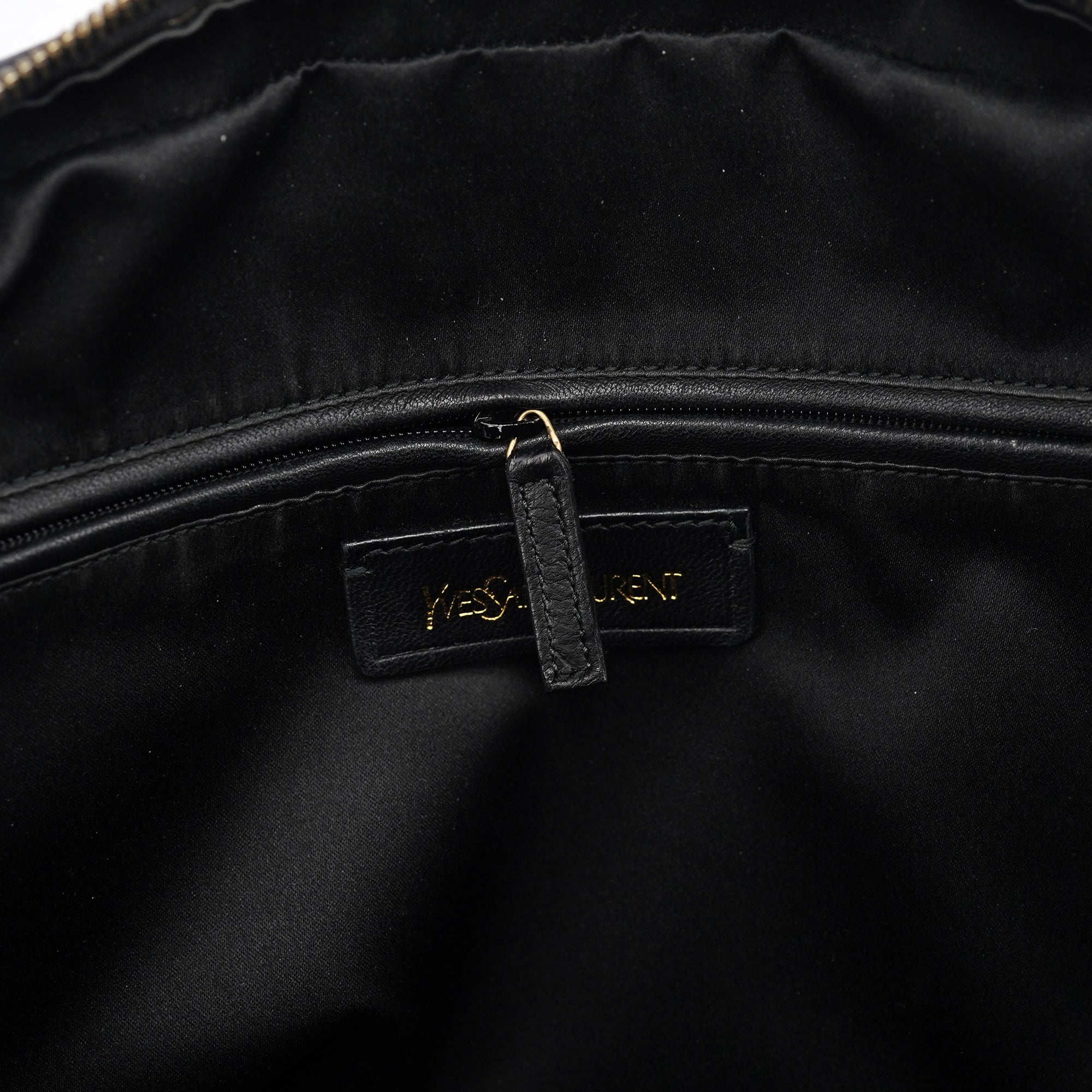 Yves Saint Laurent Black Calfskin Leather Muse Tote Bag