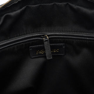 Yves Saint Laurent Black Calfskin Leather Muse Tote Bag
