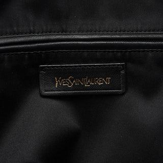 Yves Saint Laurent Black Calfskin Leather Muse Tote Bag