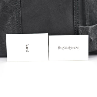 Yves Saint Laurent Black Calfskin Leather Muse Tote Bag