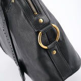 Yves Saint Laurent Black Calfskin Leather Muse Tote Bag