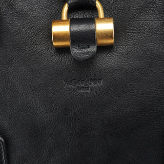 Yves Saint Laurent Black Calfskin Leather Muse Tote Bag