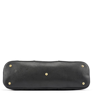 Yves Saint Laurent Black Calfskin Leather Muse Tote Bag