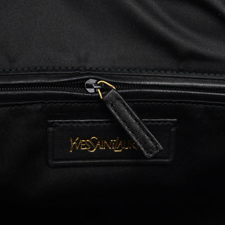 Yves Saint Laurent Black Calfskin Leather Muse Tote Bag