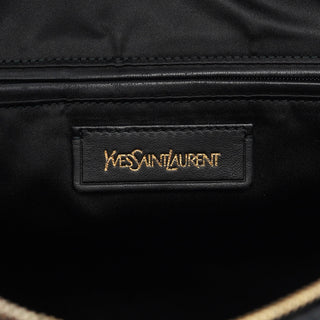Yves Saint Laurent Black Calfskin Leather Muse Tote Bag