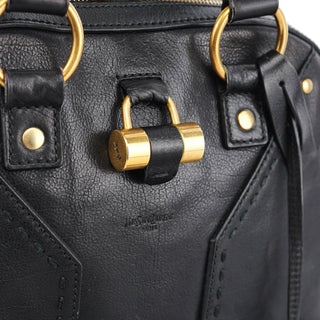 Yves Saint Laurent Black Calfskin Leather Muse Tote Bag