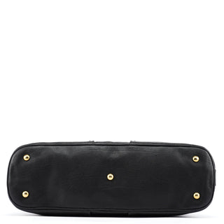 Yves Saint Laurent Black Calfskin Leather Muse Tote Bag