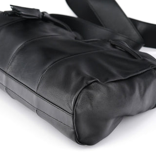 Yves Saint Laurent Black Calfskin Leather Tassel Shoulder Bag