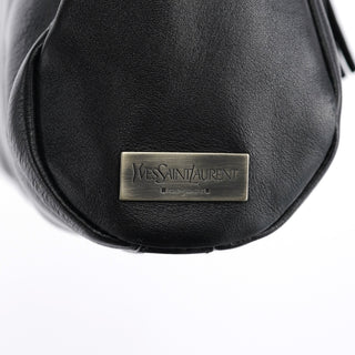 Yves Saint Laurent Black Calfskin Leather Tassel Shoulder Bag
