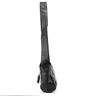 Yves Saint Laurent Black Calfskin Leather Tassel Shoulder Bag