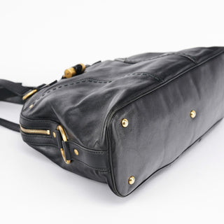 Yves Saint Laurent Black Calfskin Muse Tote Bag