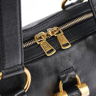 Yves Saint Laurent Black Calfskin Muse Tote Bag