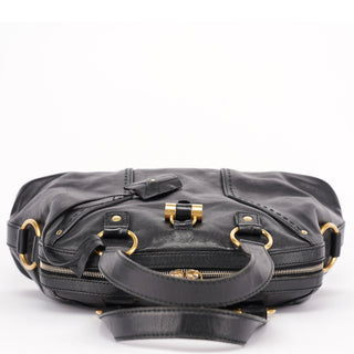 Yves Saint Laurent Black Calfskin Muse Tote Bag