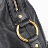 Yves Saint Laurent Black Calfskin Muse Tote Bag