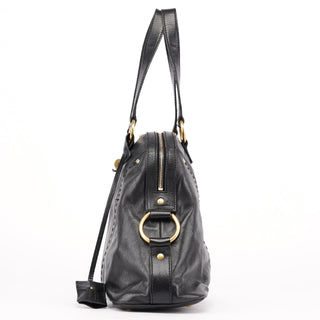Yves Saint Laurent Black Calfskin Muse Tote Bag