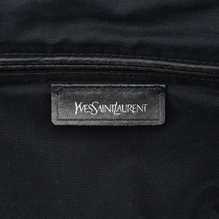 Yves Saint Laurent Black Lambskin Easy Bowling Bag