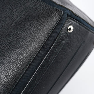 Yves Saint Laurent Black Large Leather Muse Two Bag