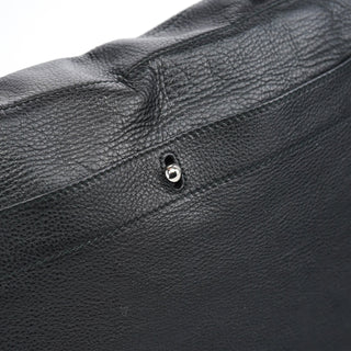 Yves Saint Laurent Black Large Leather Muse Two Bag