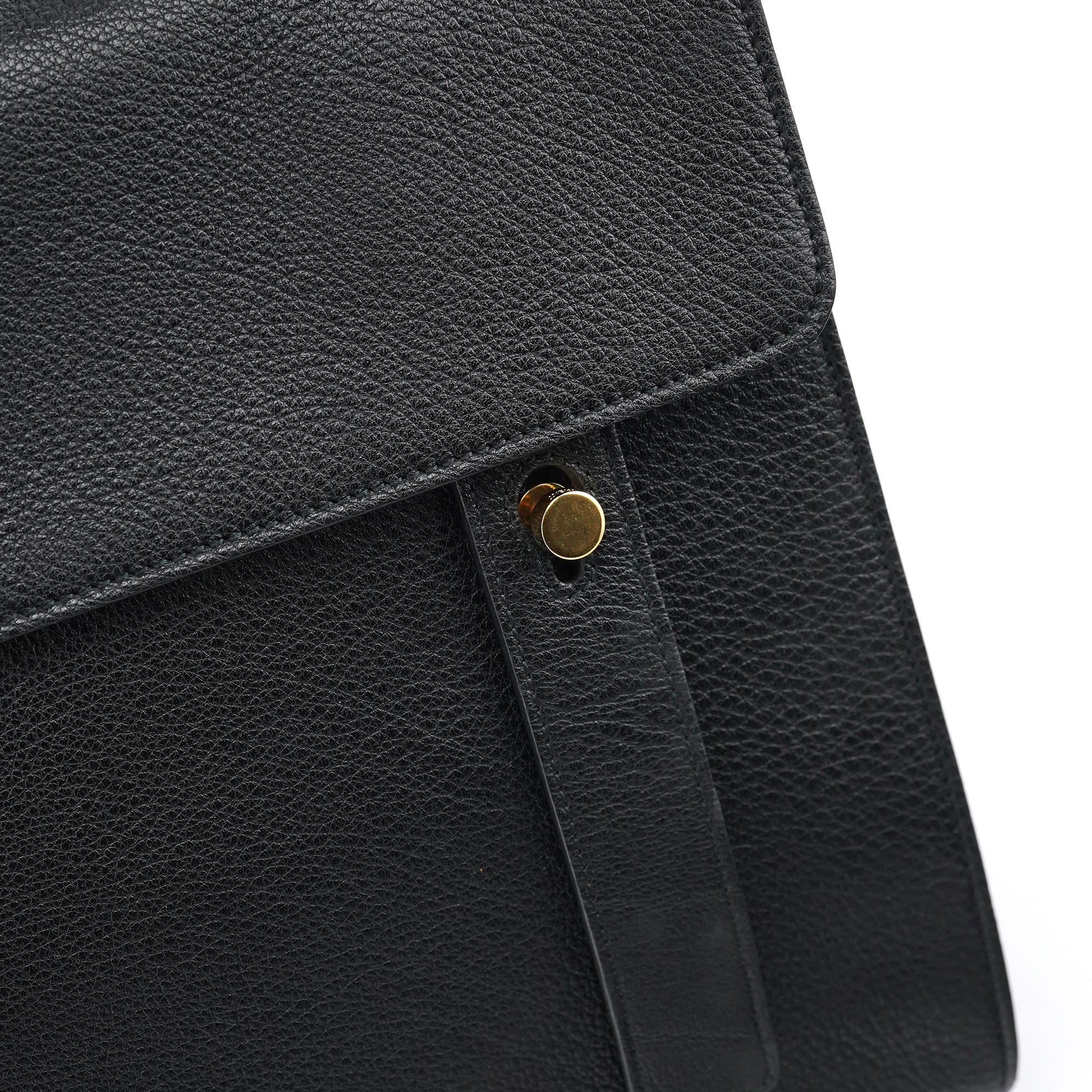 Yves Saint Laurent Sac deux portés Muse Two en cuir et toile noirs
