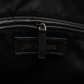 Yves Saint Laurent Black Leather Muse Tote Bag