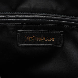 Yves Saint Laurent Black Leather Muse Tote Bag