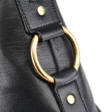 Yves Saint Laurent Black Leather Muse Tote Bag