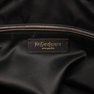 Yves Saint Laurent Black Leather Muse Tote Bag