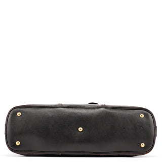 Yves Saint Laurent Black Leather Muse Tote Bag