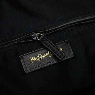 Yves Saint Laurent Black Leather Muse Tote Bag
