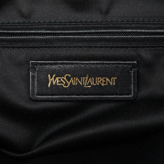 Yves Saint Laurent Black Leather Muse Tote Bag