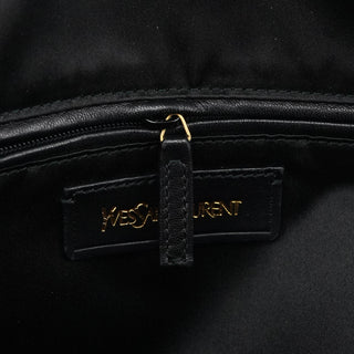 Yves Saint Laurent Black Leather Muse Tote Bag