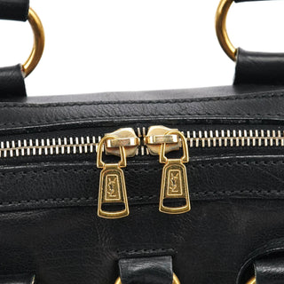 Yves Saint Laurent Black Leather Muse Tote Bag
