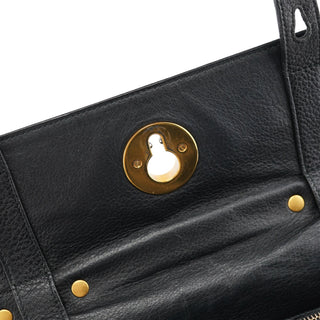 Yves Saint Laurent Black Leather Muse Two 2-Way Bag