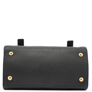 Yves Saint Laurent Black Leather Muse Two 2-Way Bag