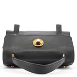 Yves Saint Laurent Black Leather Muse Two 2-Way Bag