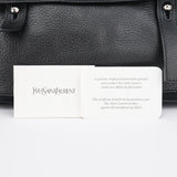 Yves Saint Laurent Sac deux portés Muse Two en cuir noir