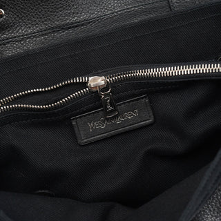 Yves Saint Laurent Black Leather Muse Two 2-Way Bag