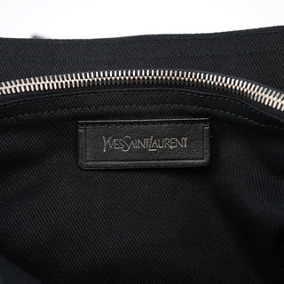 Yves Saint Laurent Black Leather Muse Two 2-Way Bag