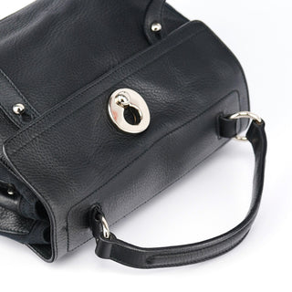 Yves Saint Laurent Black Leather Muse Two 2-Way Bag