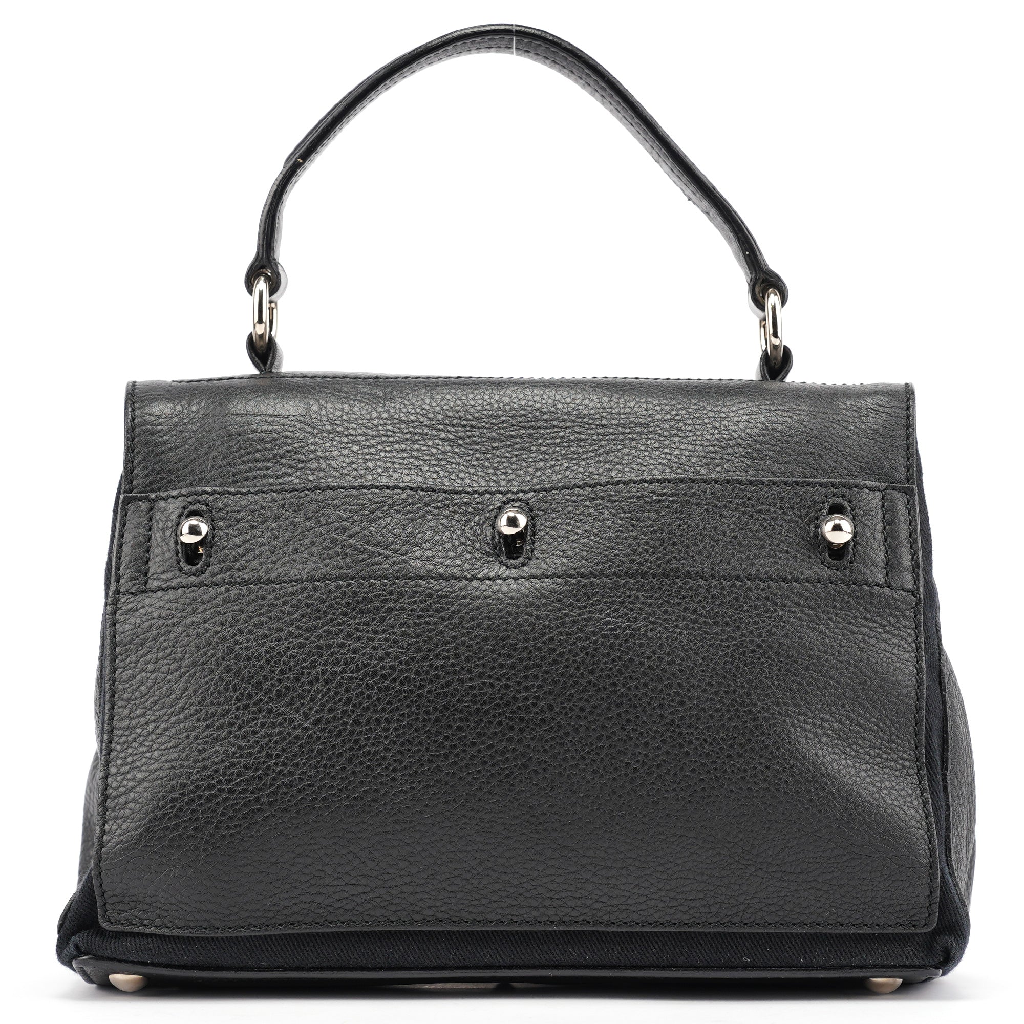 Yves Saint Laurent Sac deux portés Muse Two en cuir noir