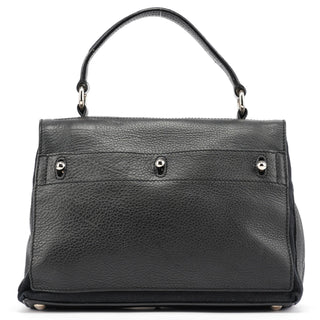 Yves Saint Laurent Black Leather Muse Two 2-Way Bag