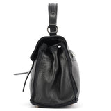 Yves Saint Laurent Sac deux portés Muse Two en cuir noir