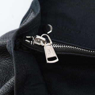 Yves Saint Laurent Black Leather Muse Two Bag