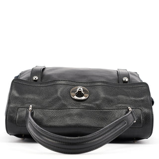 Yves Saint Laurent Black Leather Muse Two Bag