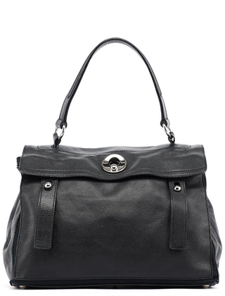Yves Saint Laurent Black Leather Muse Two Bag