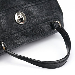 Yves Saint Laurent Black Leather Muse Two Bag