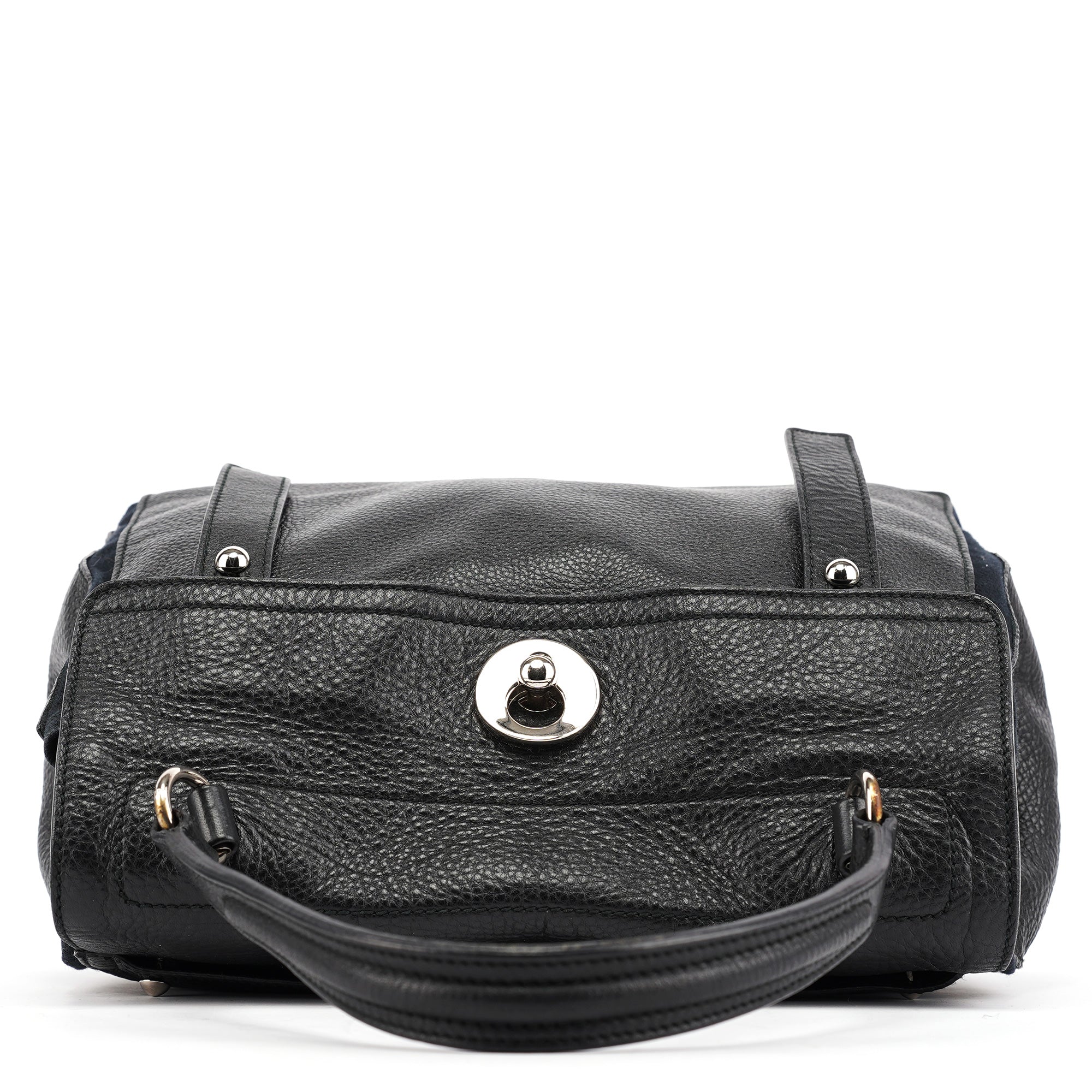 Yves Saint Laurent Muse Two Tasche aus schwarzem Leder