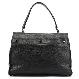 Yves Saint Laurent Black Leather Muse Two Bag