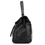 Yves Saint Laurent Muse Two Tasche aus schwarzem Leder