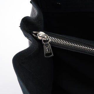 Yves Saint Laurent Black Leather Muse Two Bag